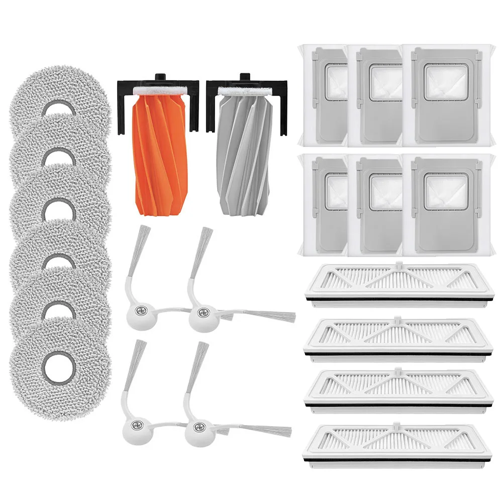 High-Efficiency Cleaning Set For DJI For ROMO A2/P2 : Sweeper Spare Main Brush, Filters, Dust Bags And Mops Set, Sweeping Parts