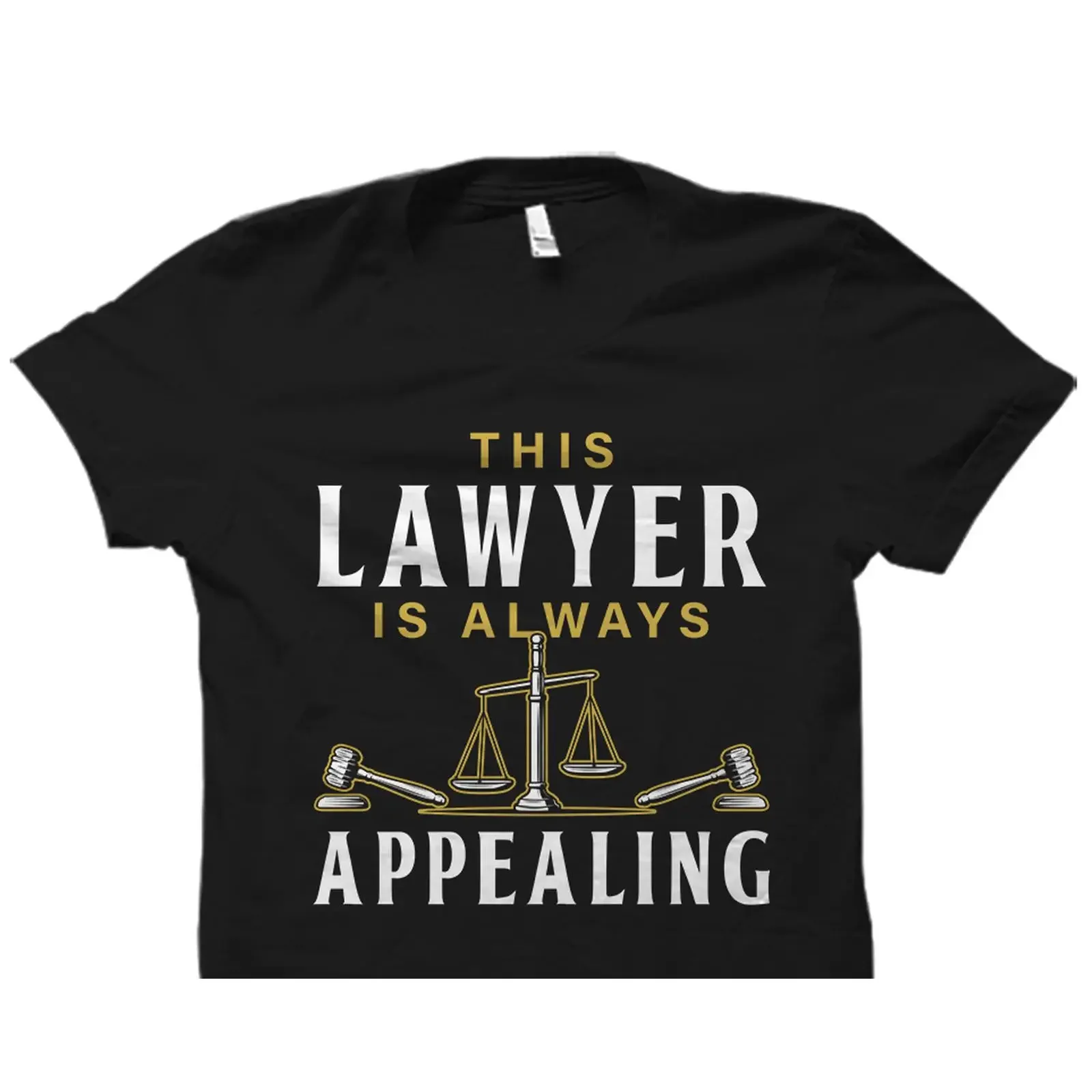 This Lawyer Is Always Appealing Funny T Shirt Attorney Law School Graduation Justice vintage Washed Breathable Stylish Slightly