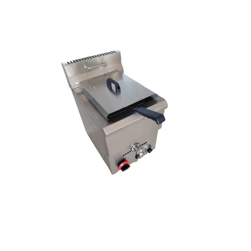 Commercial gas single cylinder constant temperature flameout protection fryer, French fries fryer 5