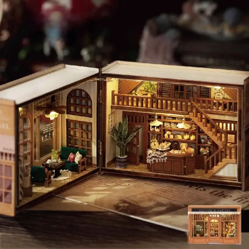 DIY Cottage Fantasy Zauberwürfel handgemachtes Hausspielzeug 3D dreidimensionales Puzzle kreative Männer und Frauen Geburtstagsgeschenke