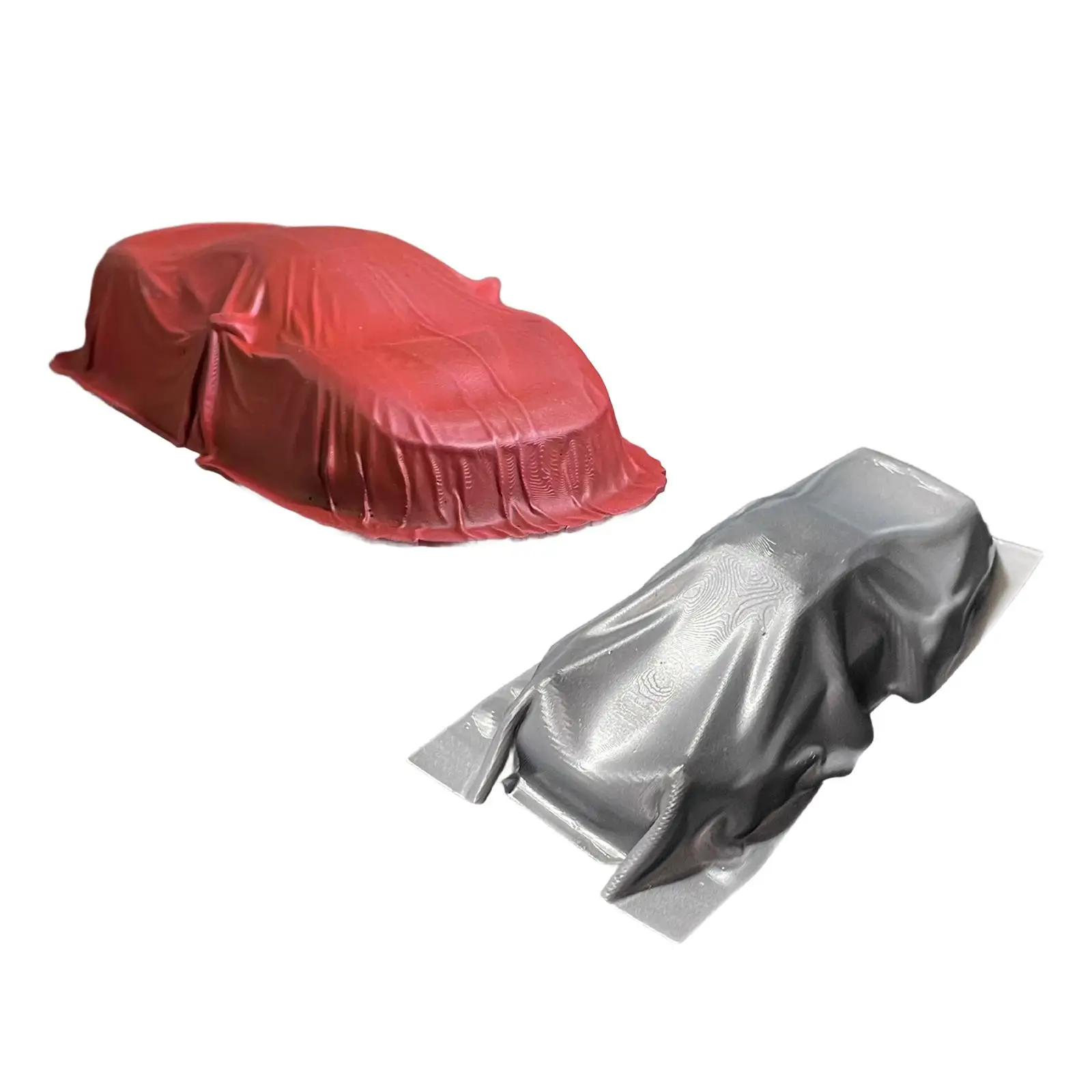 

Car Protective Cover 1/64 Scale Photo Props Miniature Sculpture Cars Toys for Parking Lots Garage Vehicle Maintenance Scene