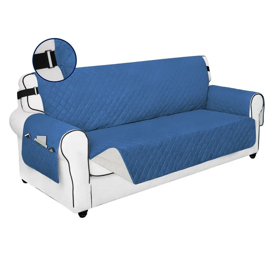 

Чехол для дивана-кровати двусторонний, водонепроницаемый, для дивана с 3 подушками, моющийся, с нескользящей подложкой и регулируемыми элементами