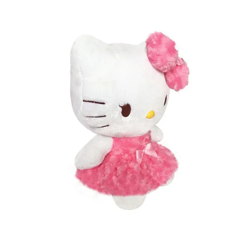 35 ซม.Hello Kitty ตุ๊กตา Plush Kawaii Rose My Melody รูปการ์ตูนอะนิเมะตุ๊กตาสัตว์ของเล่นเด็กของขวัญวันเกิด