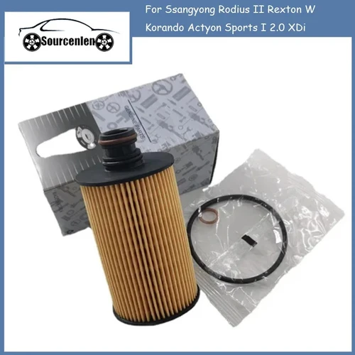 Filtro de aceite de motor para Ssangyong Rodius II Rexton W Korando Actyon Sports I 2.0 XDi 6711803009 6711840125 6721803009   F F F 026407154