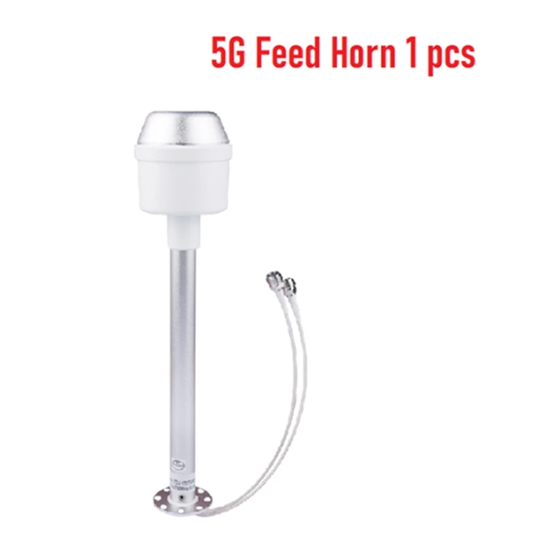 Premium 5G 4G Antenna Feed Dual Band 1700 2700 3300 3800 30Dbi Long Range MIMO Feedhorn For STC ZAIN Mobily Parabolic Parts