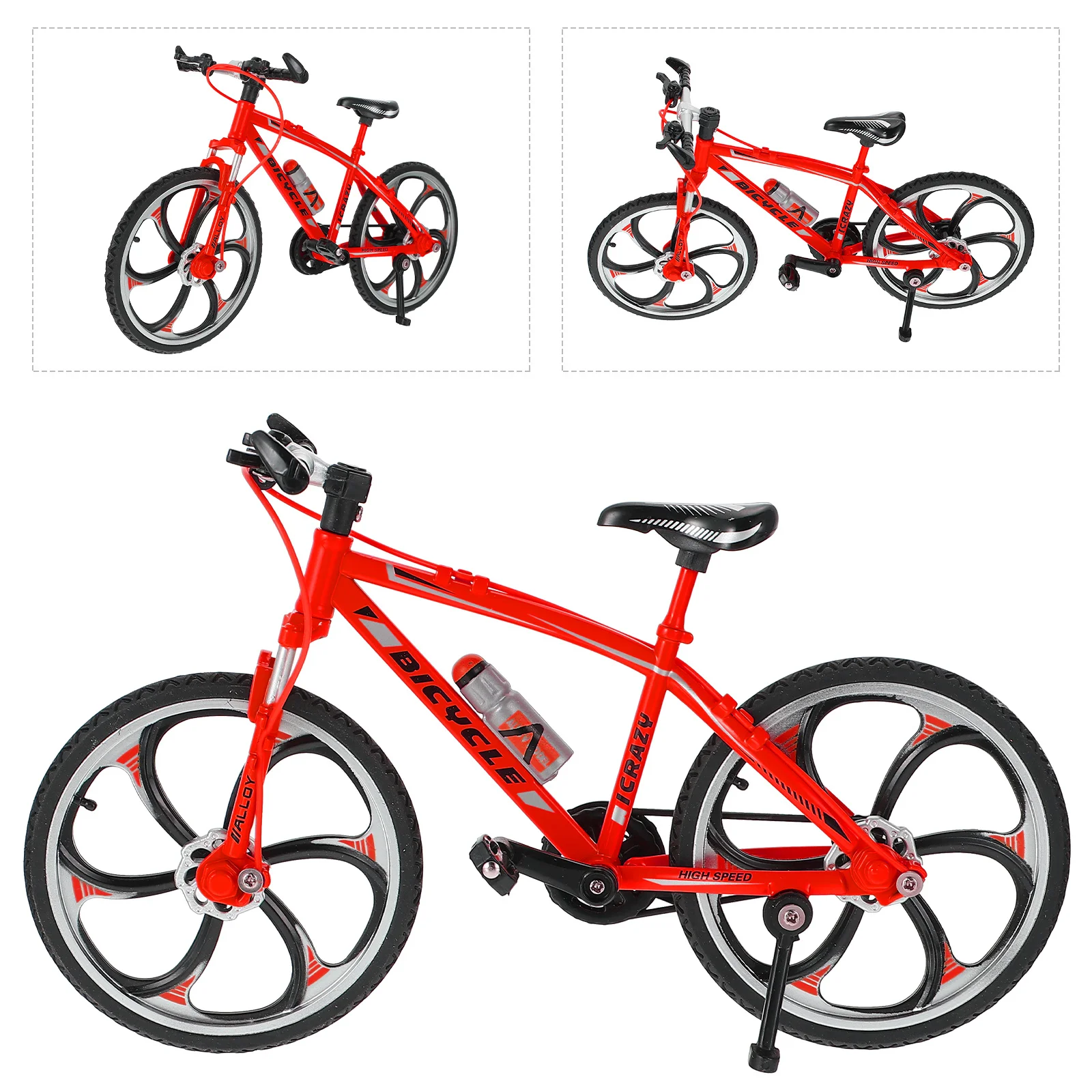 1Pcs Finger Fahrrad Legierung Mini Finger Fahrrad Fingertip Koordination Training Desktop Unterhaltung Geschenk Fingertip Bewegung Spielzeug