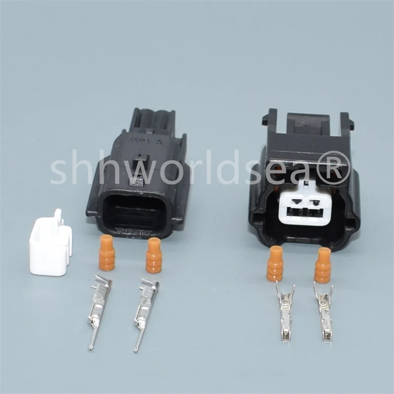 Shhworldsea 2/100Sets 2 pin 2way Male Female Sensor Plug Automotic Waterproof Connector 7282-8851-30 7283-8851-30 For Nissan