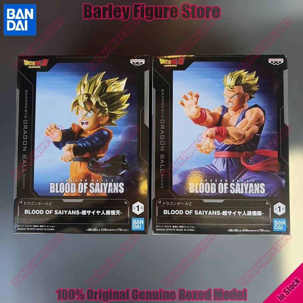 

Коллекционная фигурка Banpresto Dragon Ball Z: Кровь Саянов, Супер Сайян Готен и Гохан, аниме-модель, игрушка, подарок, новинка 2026 года, в наличии
