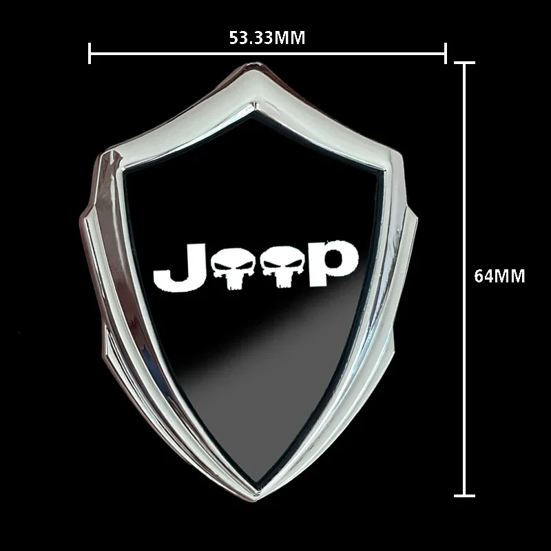 Jeep Renegade Commander Wrangler Liberty Cherokee Compass Patriotcar stickers 3D metal accsesories auto accessory