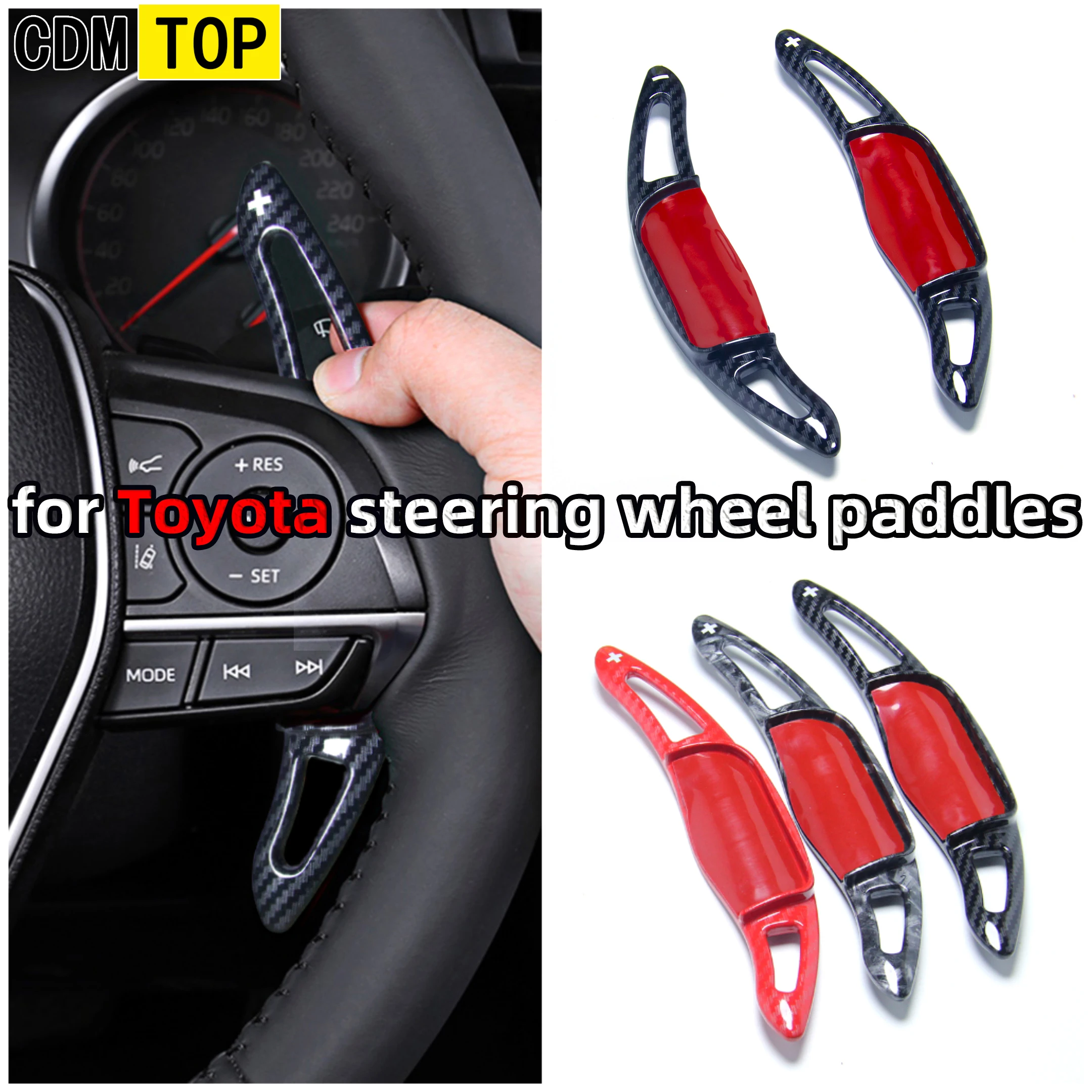 For Toyota Steering Wheel Paddle Shift Vios camry corolla Altis avalon Paddle Shift extension accessories