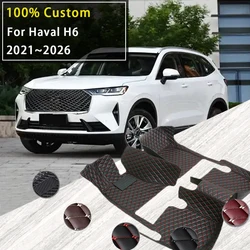 Car Floor Mats For Haval H6 III 3th 2020 2021 2022 2023 2024 2025 2026 Custom Auto Foot Pads Carpet Cover Accessories