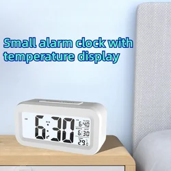 LED Digital Alarm Clock Children's Bedroom Clock for Room Bedside Table Suitable for Home Offices Kids Clocks Decor Garden