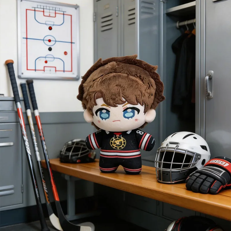 

Cross border New Product Heated Rivalry Love Duel Stars Shane Hollander and Ilya Rozanov Surrounding Plush Doll 10cm Small Penda
