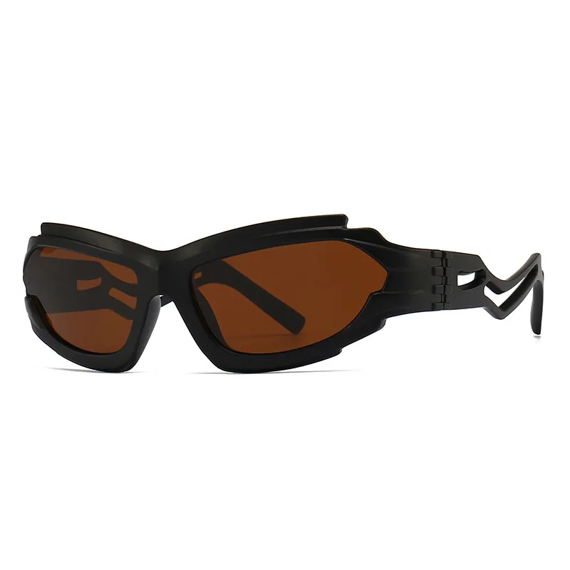 Neue Vintage Unregelmäßigen Katze Auge Frauen Luxus Sonnenbrille Mode Marke Designer Hohl Beine Mode Männer Shades UV400 Sonnenbrille – Detail 9