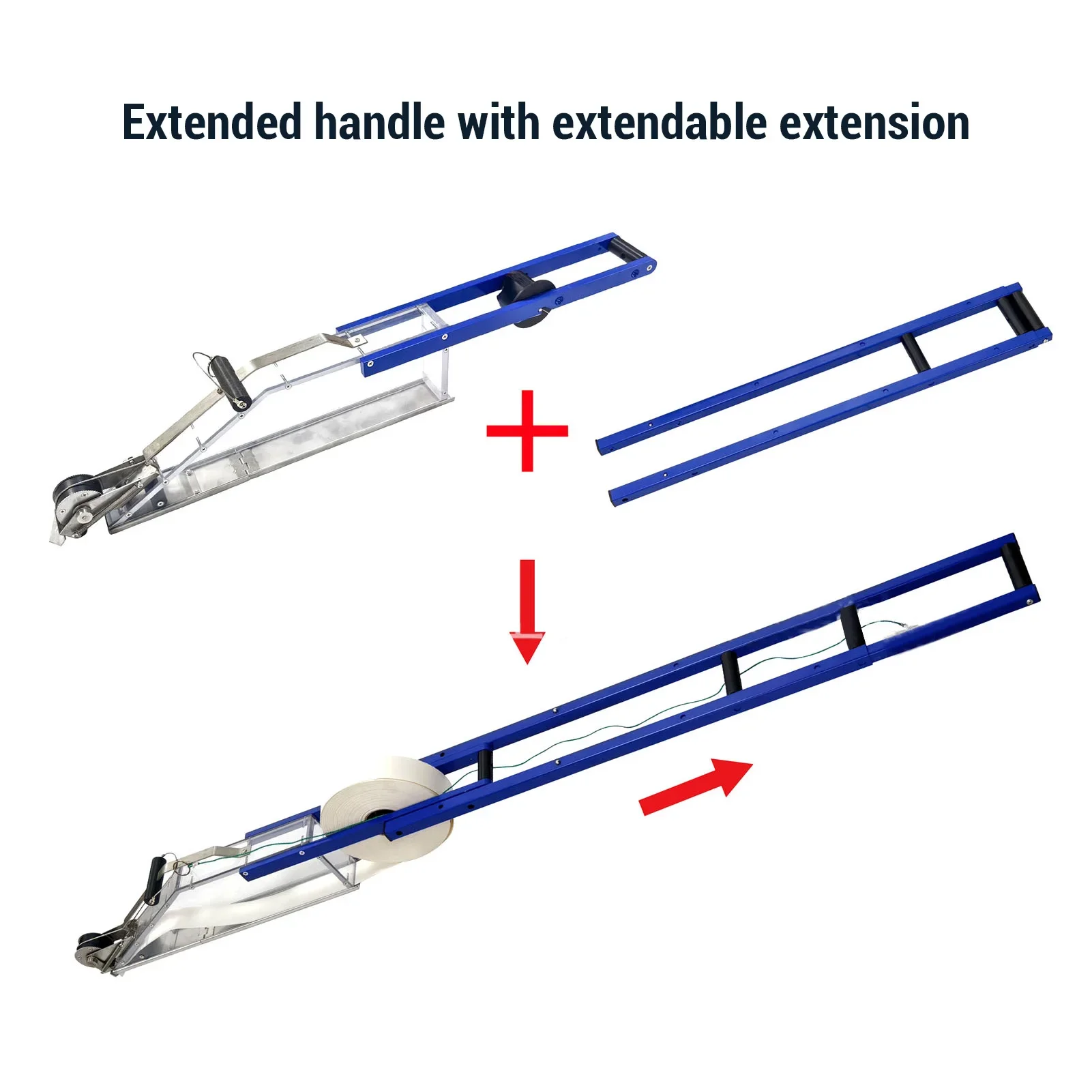 Tape and Mud Dispenser Tool Flowing Adjustable Portable  Taper Joint Compound Applicator  Finishing Tool