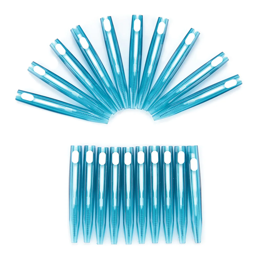 20 pcs Interdental Whiten Tooth Brush Flossing Head Toothpick Oral Care Clean Bridgework Braces Removed Plaque Stimulates Gums