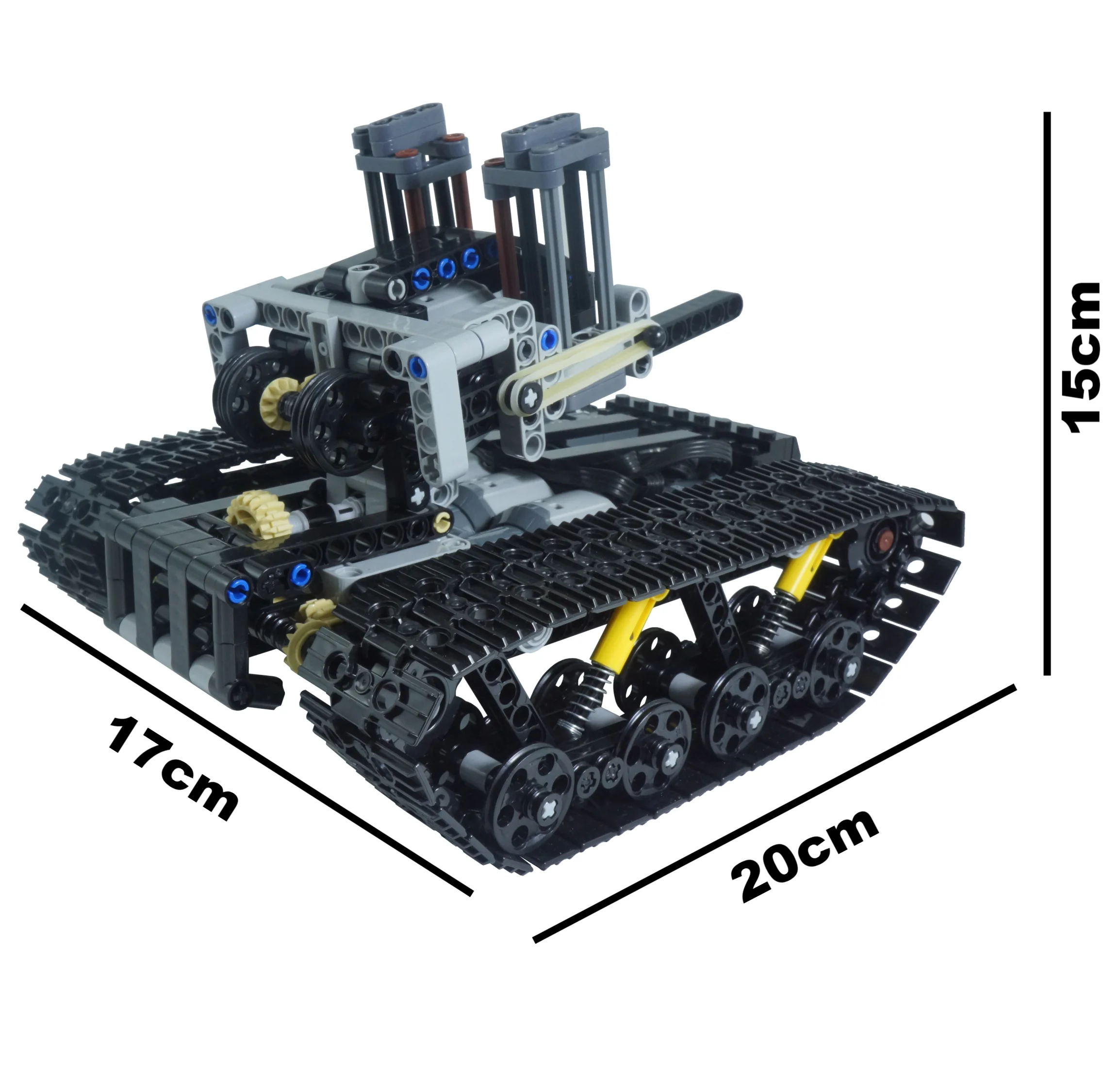 Technical Building Block Kids Toys MOC Tank Modle RC Electric Shooting Cannon DIY Creative Toys