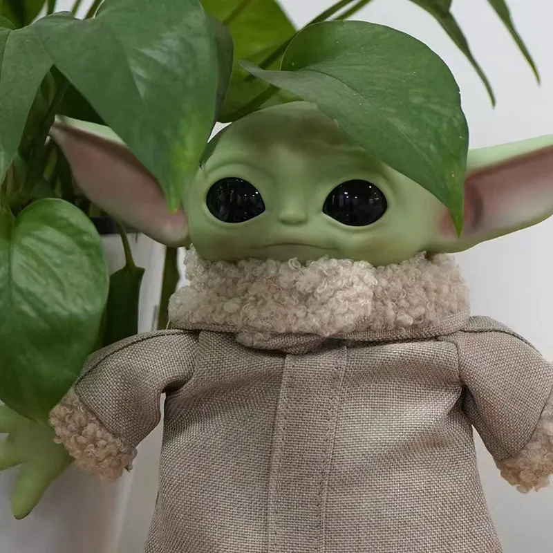 Star Wars Baby Yoda The Mandalorian Plush Stuffed Doll Soft Collectible Action Figure Toy Home Decoration Gift For Fans view 4