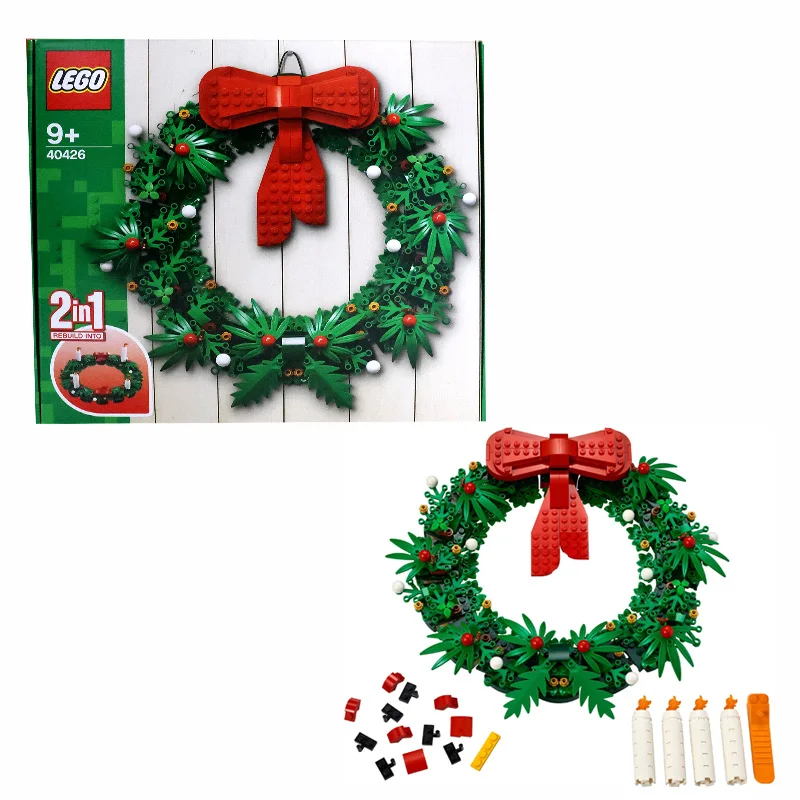 LEGO 40426 Iconic Christmas 2-in-1 Wreath with Big