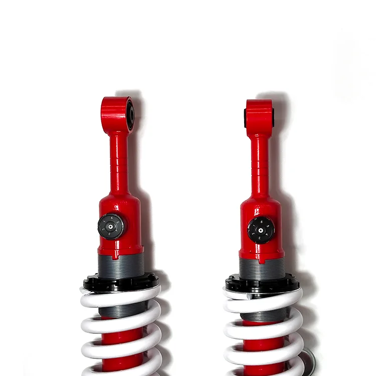 Adjustable 6-Stage Compression Shock Absorber for Vehicles 500 Red Tank 58mm Front Rear Tube Coiled Spring New 4x4 Road for Cars