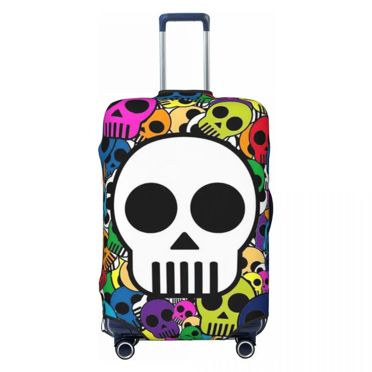 

Skull Print Luggage Protective Dust Covers Elastic Waterproof 18-32inch Suitcase Cover Travel Accessories