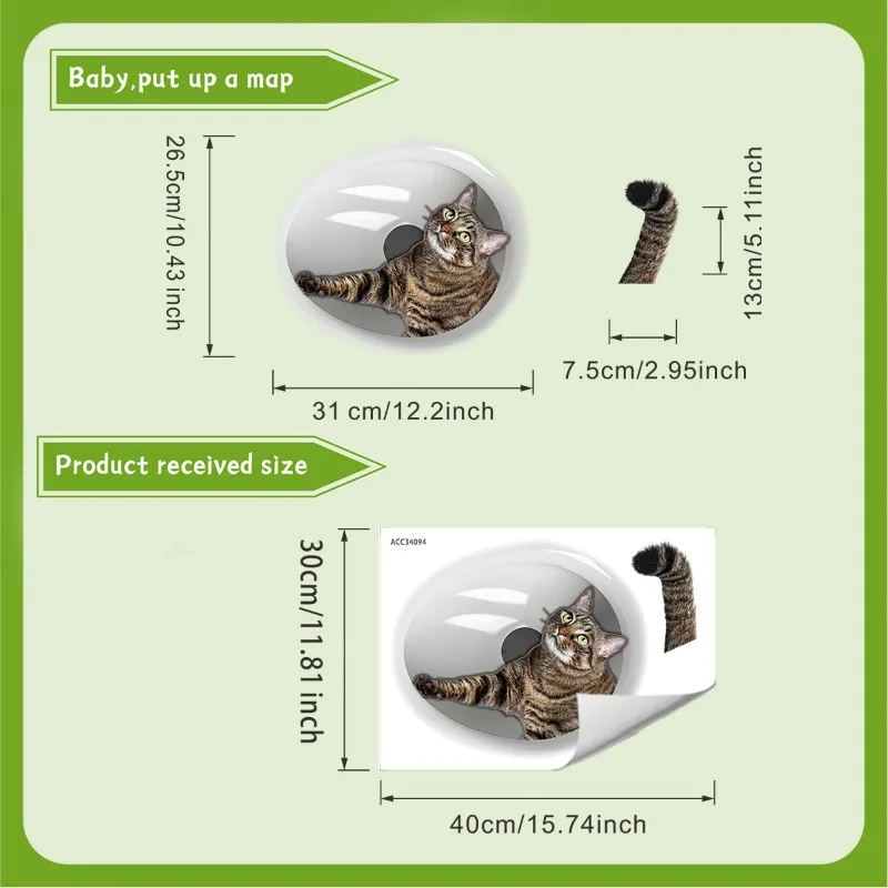 3D Funny Cat Toilet…