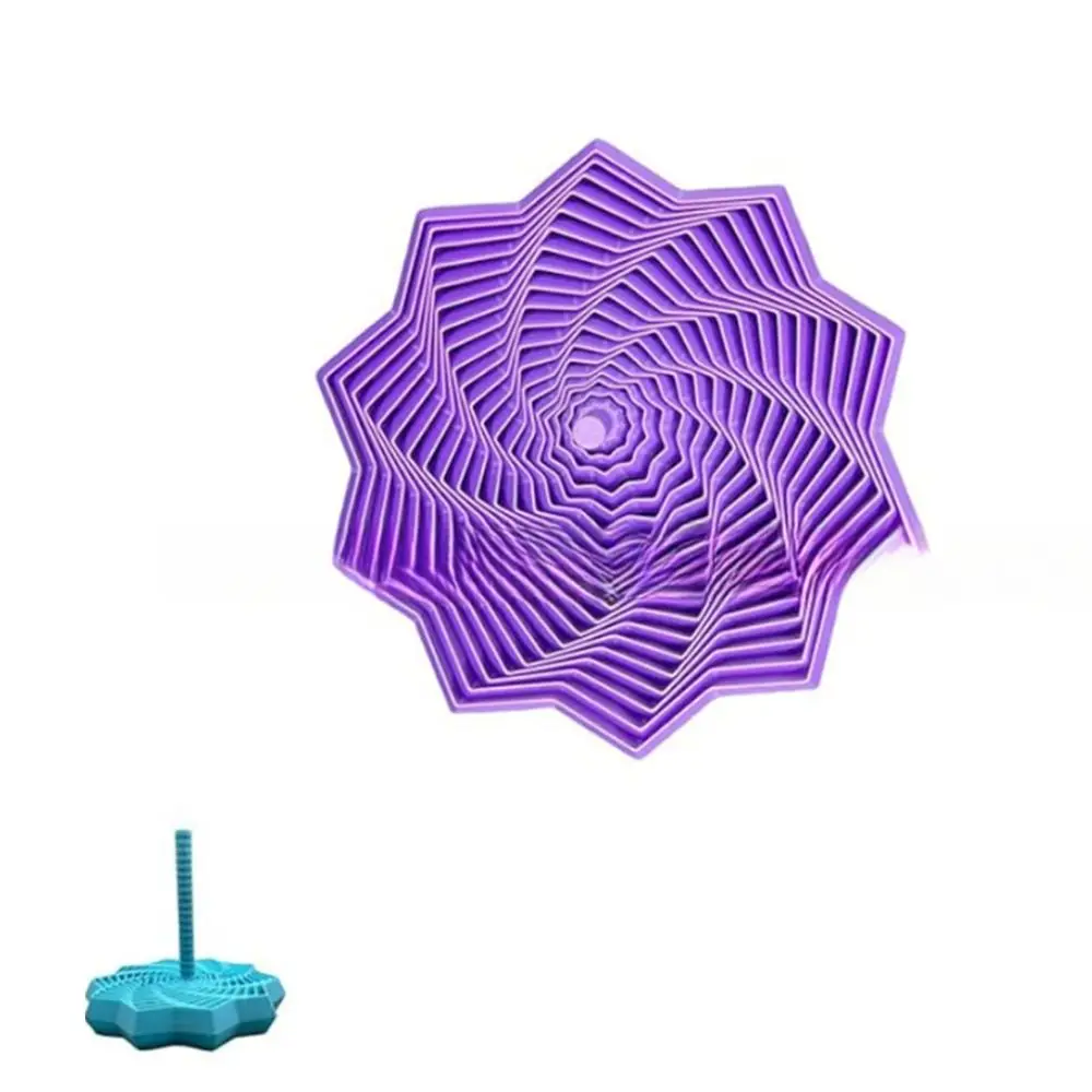 

PLA Expanded Sensory Fidget Star with Handles 3D Printed Fidget Toy Whirling Spiral Stress Relief Desktop Decompression & Toys