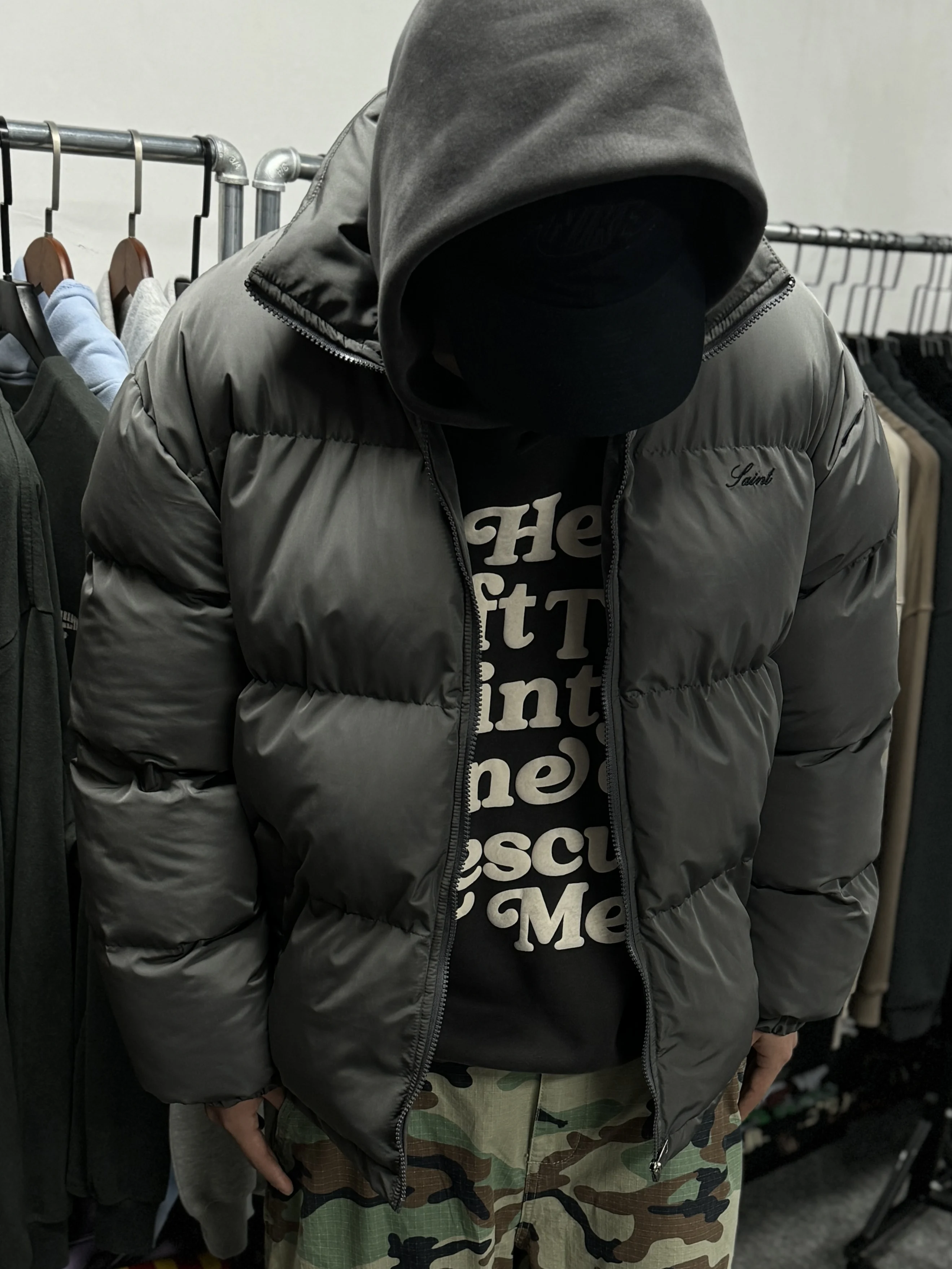 Designer Puffer Jacket Winter Jackets Luxury Fashion Thick Outfit Heavy Black Grey Khaki Coat