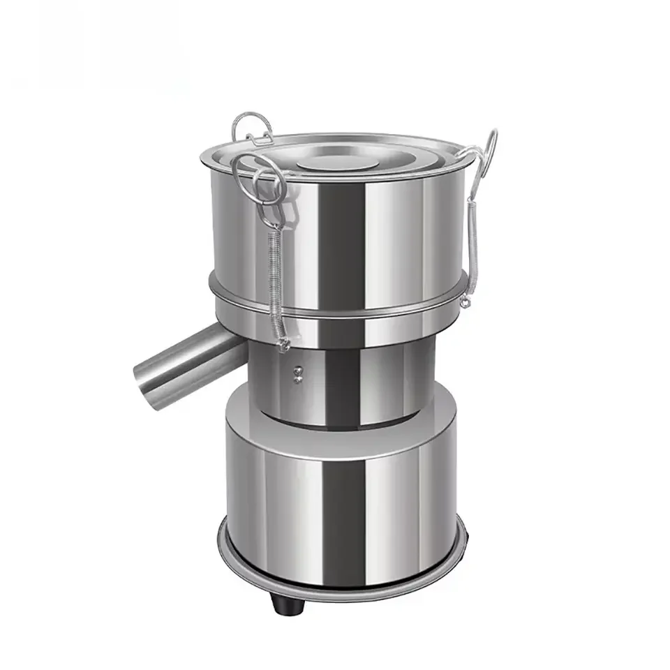 220V Mini Electric Vibrating Screen Powder Vibrating Sieving Machine Lab Sieve Shaker with 20CM Diameter Stainless Steel Sieve B