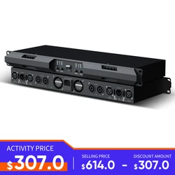 Fuluode FL-4000 Four-Channel High-Power Pure Rear Stage Digital Amplifier, Professional for KTV, Stage Performance, Bar Entertai