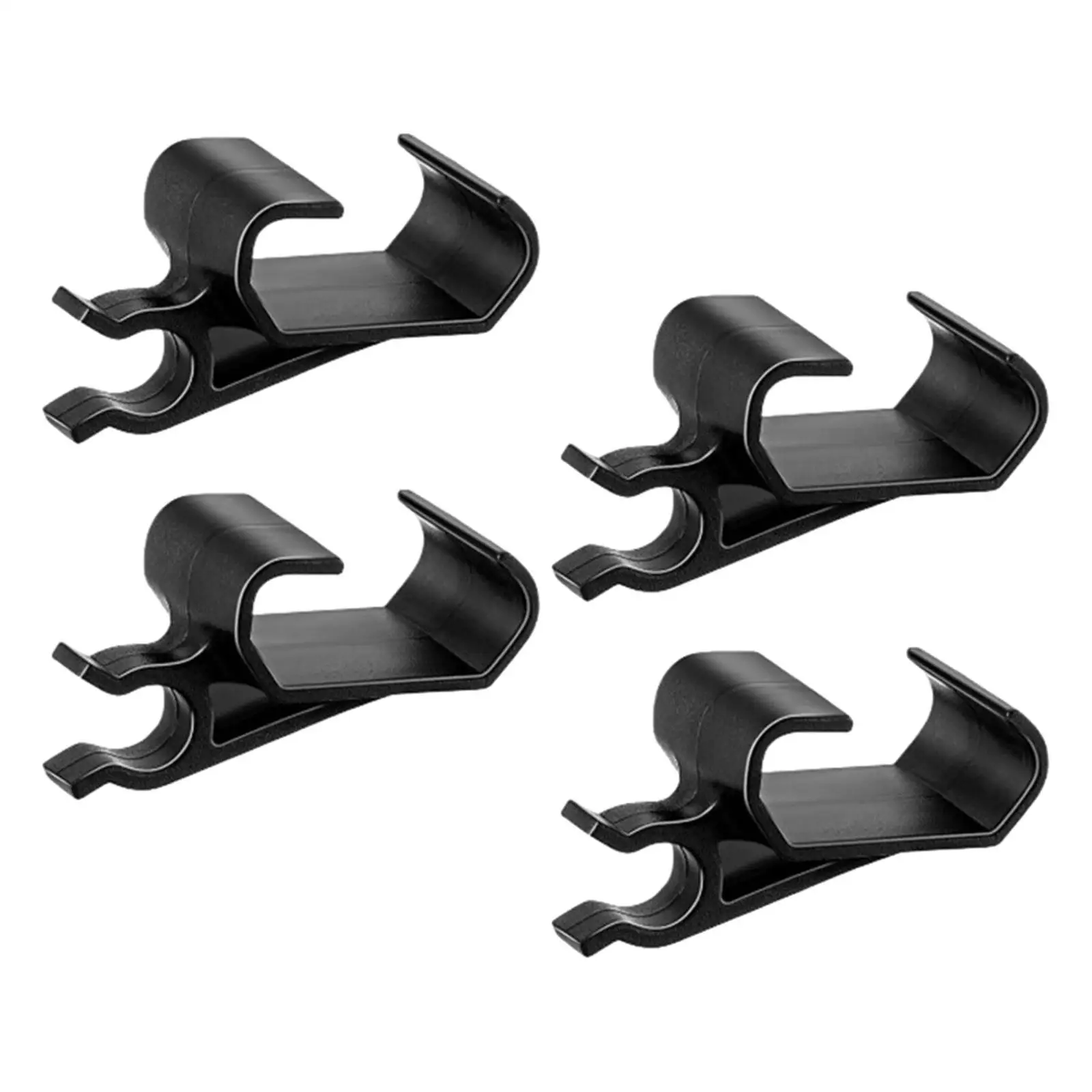 Prop Rod Clips Set Black Plastic Support Clamp Kit for Trucks Comprehensive 351B0024 Replacement Parts