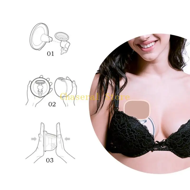 E7CE Pompe automatique sans fil d'allaitement sans fil BPA BPA 2 modes Strong Aspiration Power Power Pump-Milk Collecteur