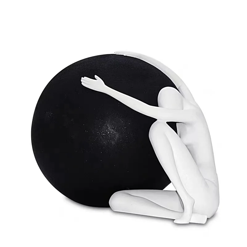 *flo Custom Resin Crafts Sculptures Sexy Nude Lady Dancing Figurines Woman Figurine for Table Top Decor