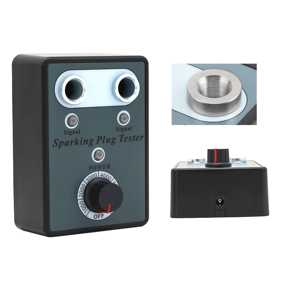 

Автомобильный тестер свечей зажигания с двойной вилкой, регулируемый тестер свечей зажигания, инструмент для проверки катушки зажигания для бензиновых автомобилей