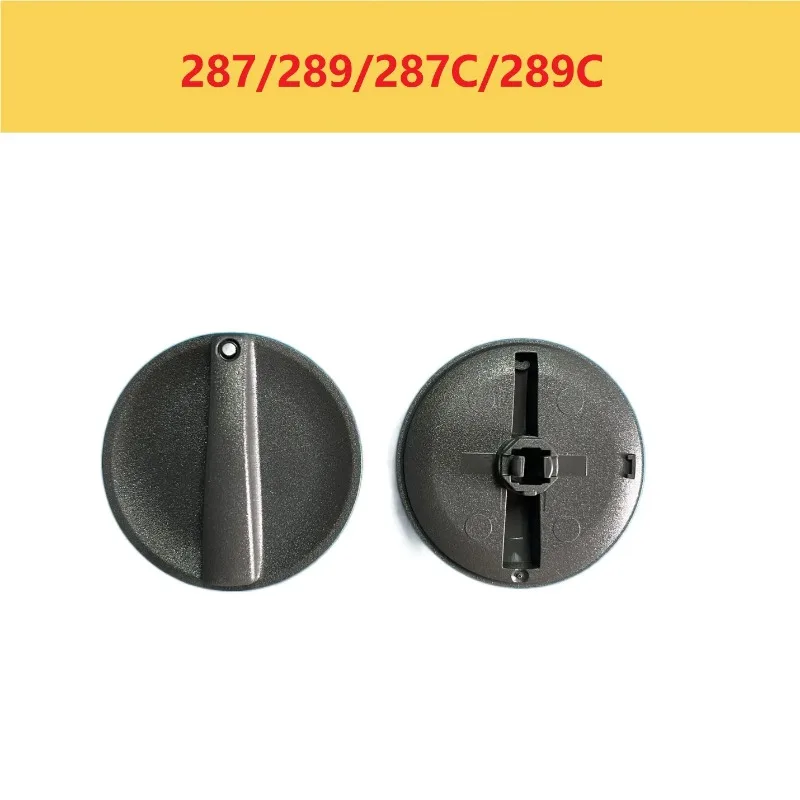 Para Fluke 287 289 287c 289c, 1 unidad: Carcasa frontal, Carcasa trasera, Compartimento de batería, Protección de teclado, Perilla de teclado, Deflector, Cubierta de teclado