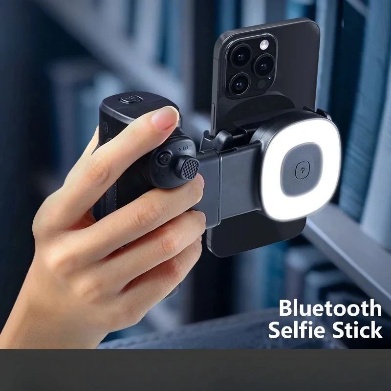 

Модернизированная функция зума Портативный помощник для мобильной камеры поставляется с трехцветным заполняющим светом Аксессуар для стабилизатора для фотосъемки телефона