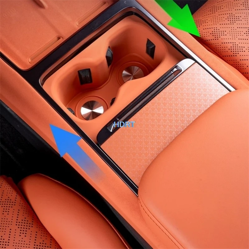 For Geely Zeekr 7X CX1E 2026 + Center Console Front Water Cup Dust Proof Pad Storage Box Car Styling Organizer Cover Accessories