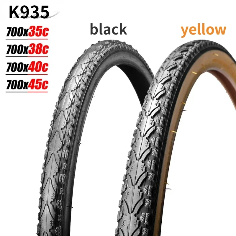 1pc K935 bicycle tire 700C 700x35C 38C 40C 45C MTB road bike tires fit 29er mountain bikes semi smooth tyre low resistance