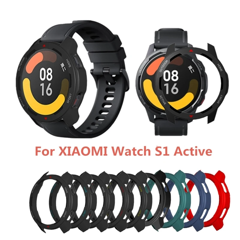 Screen Protector Case Compatible With XiaoMi Mi Watch S1 Active Cover Scratched Resistant Protective Cover Bumper Shell