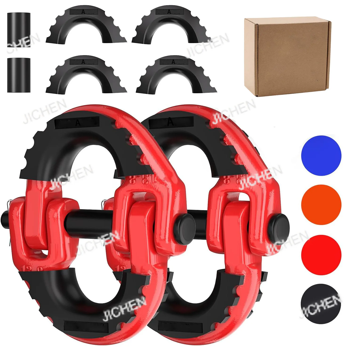 

Подъемная пряжка-бабочка JC, двойная кольцевая пряжка, легированная сталь G80, подъемная защитная пряжка