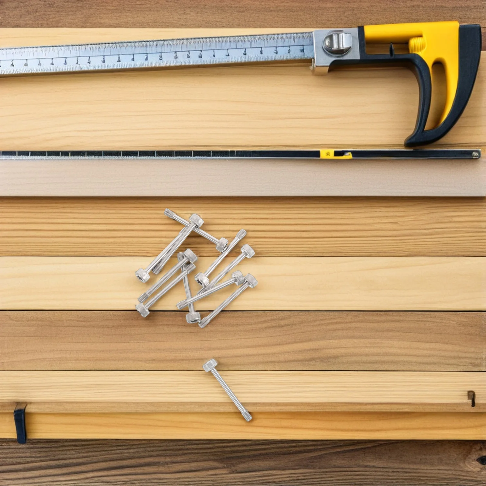 

10Pcs Self-Locking Hexagonal Nuts Stainless Steel M3x25 Anti-Loosening Screws Bolts for Machinery Construction Industrial