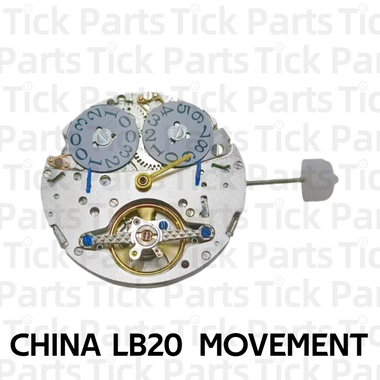 lb20-ムーブメント時計アクセサリー-新品-国内製-多機能自動巻き機械式ムーブメント-12時位置カレンダー-5ピン