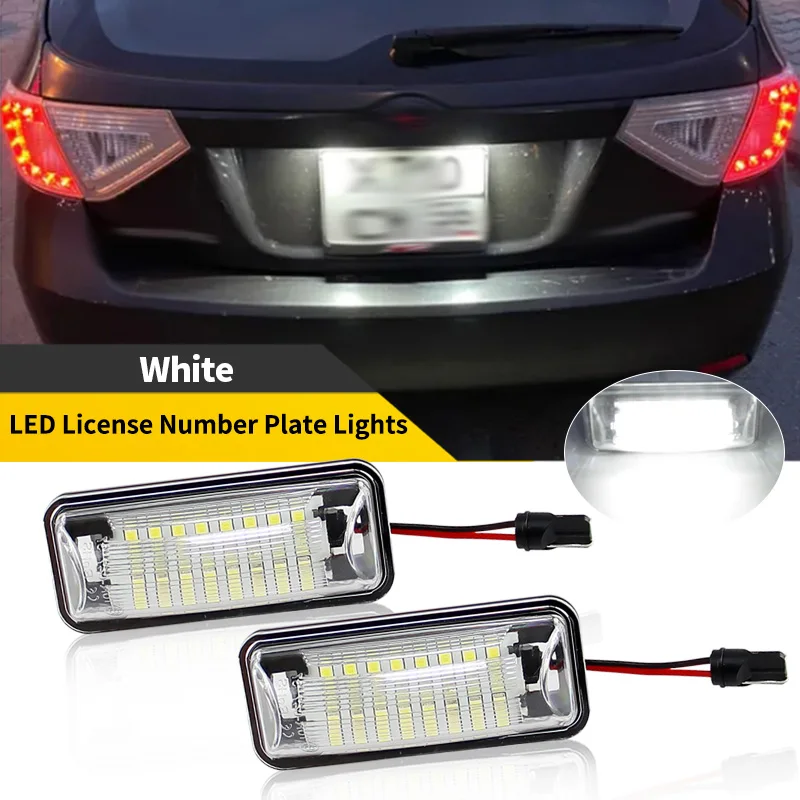 

2 шт. для Subaru Forester BRZ Impreza WRX STI Wagon Legacy XV Crosstrek Scion FR-S Toyota 86 GT-86 светодиодные лампы номерного знака