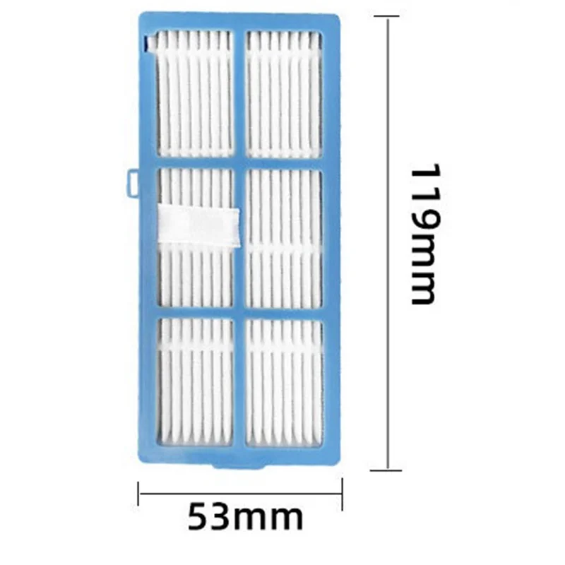 ABBK-استبدال الأسطوانة الجانبية الرئيسية فرشاة فلتر Hepa ل Ionvac Robo Vac 2000 جهاز آلي لتنظيف الأتربة قطع الغيار