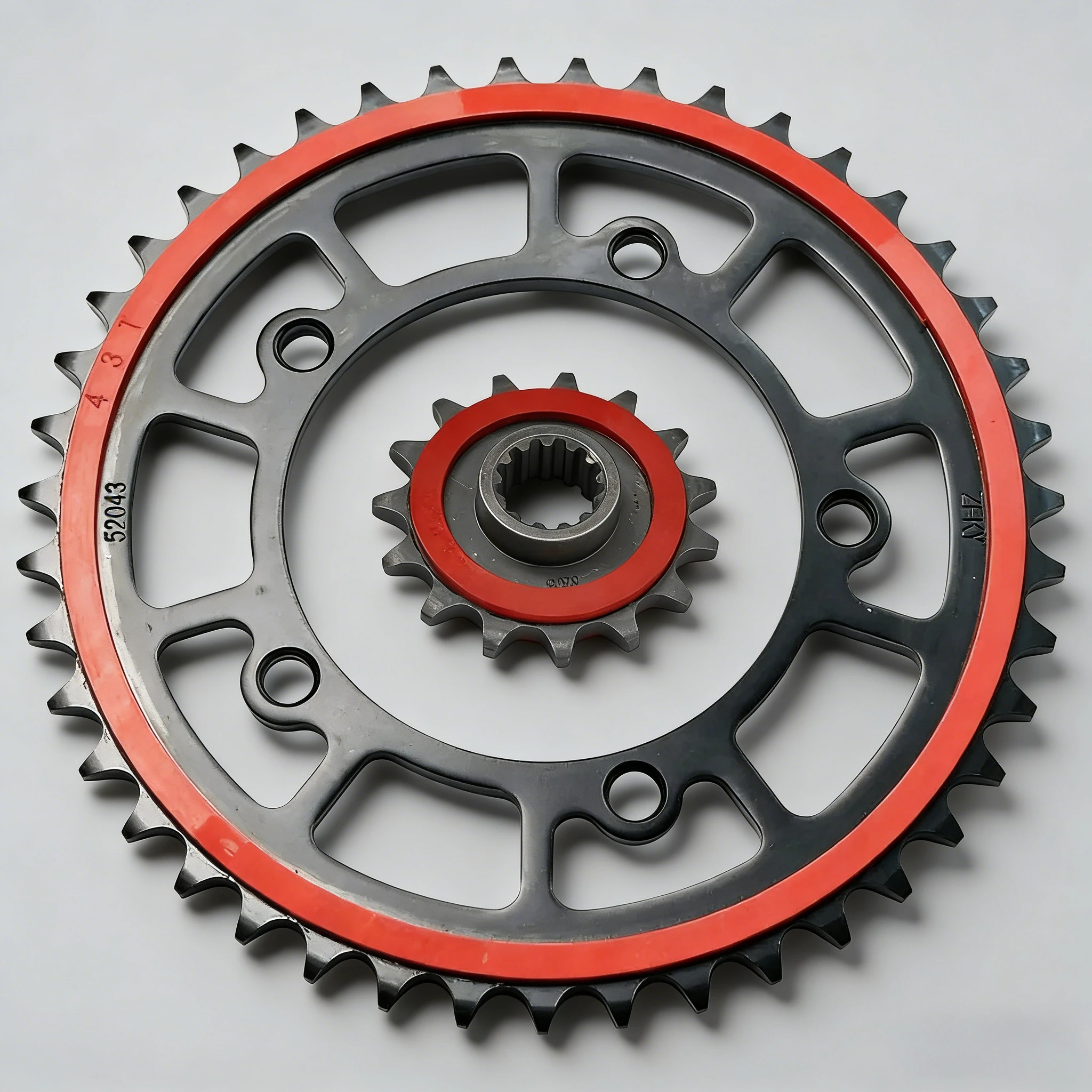 

520 Chain Front Rear Sprocket Kit 15T 43T For Kove 500X Red Motorbike Parts