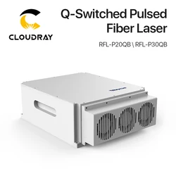 Cloudray Original Raycus 20W 30W 50W 1064nm sorgente Laser a fibra a impulsi Q-switched luce rossa integrata per Laser a fibra Raycus