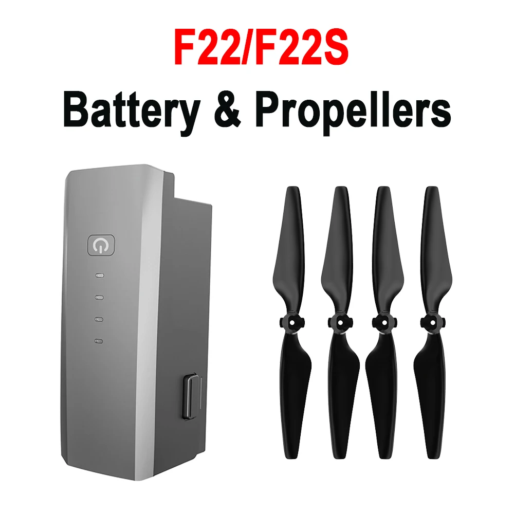 

F22/F22S Drone Battery 3500mAh 35min Flight Time Original Battery F22S Propeller Brand New F22S Accessories Spare Part Propeller