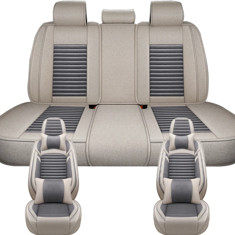 Cushion For Genesis G70 G90 G80 GV70 Sedan SUV Interior Accessories Durable Anti-Slip Universal Car Seat Covers Full Set 5 Seats
