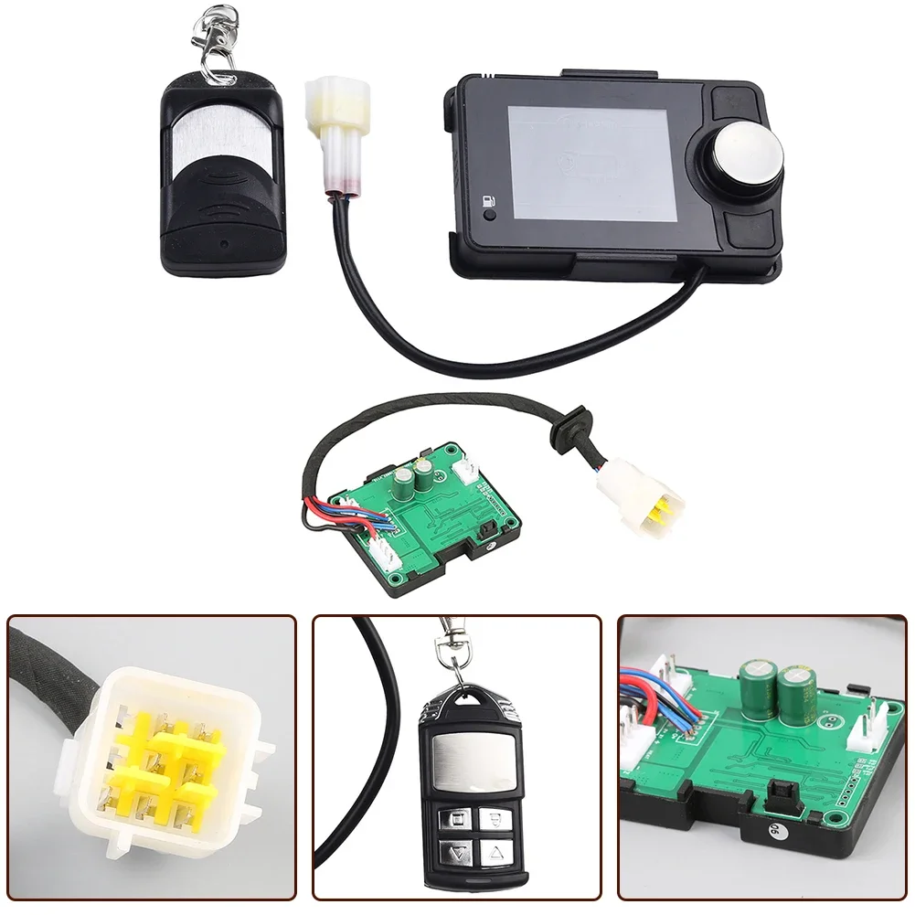 Car Air Diesel Heater LCD Switch Parking Controller Remote Control+Motherboard Direct Replacement Car Accessories