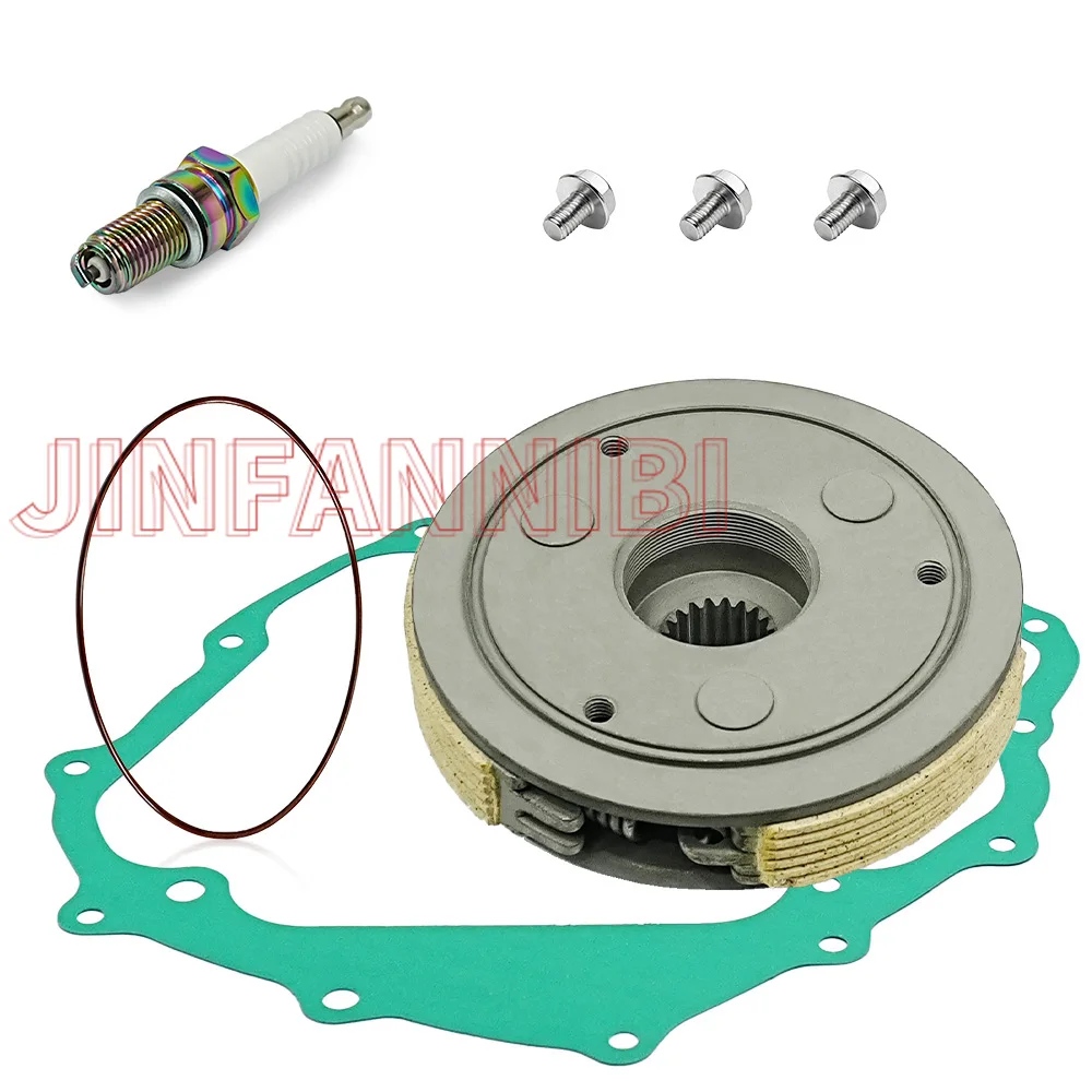 

Wet Clutch Assembly Kit & Cover Gasket Set for Honda Recon 250 TRX250TM TRX250TE